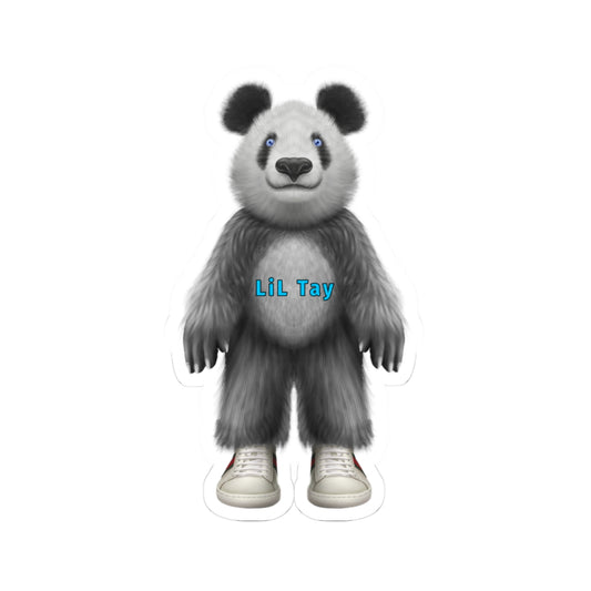 LiLTay Radical Panda Bear Stickers, custom popup shop Laptop, Room, Board, Lockers water proof-built tuff