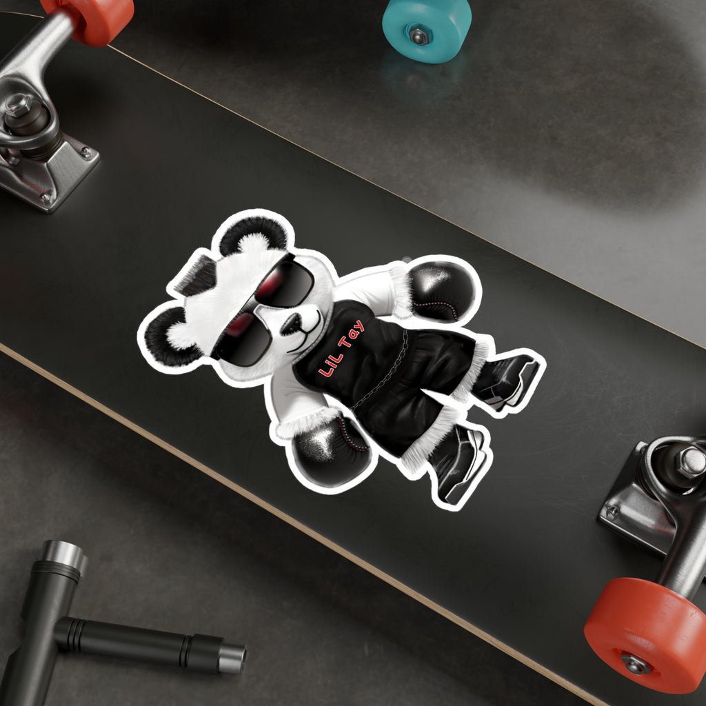 Cool Boxing Teddy Bear Sticker — Kiss-Cut Vinyl Decal From LiLTay