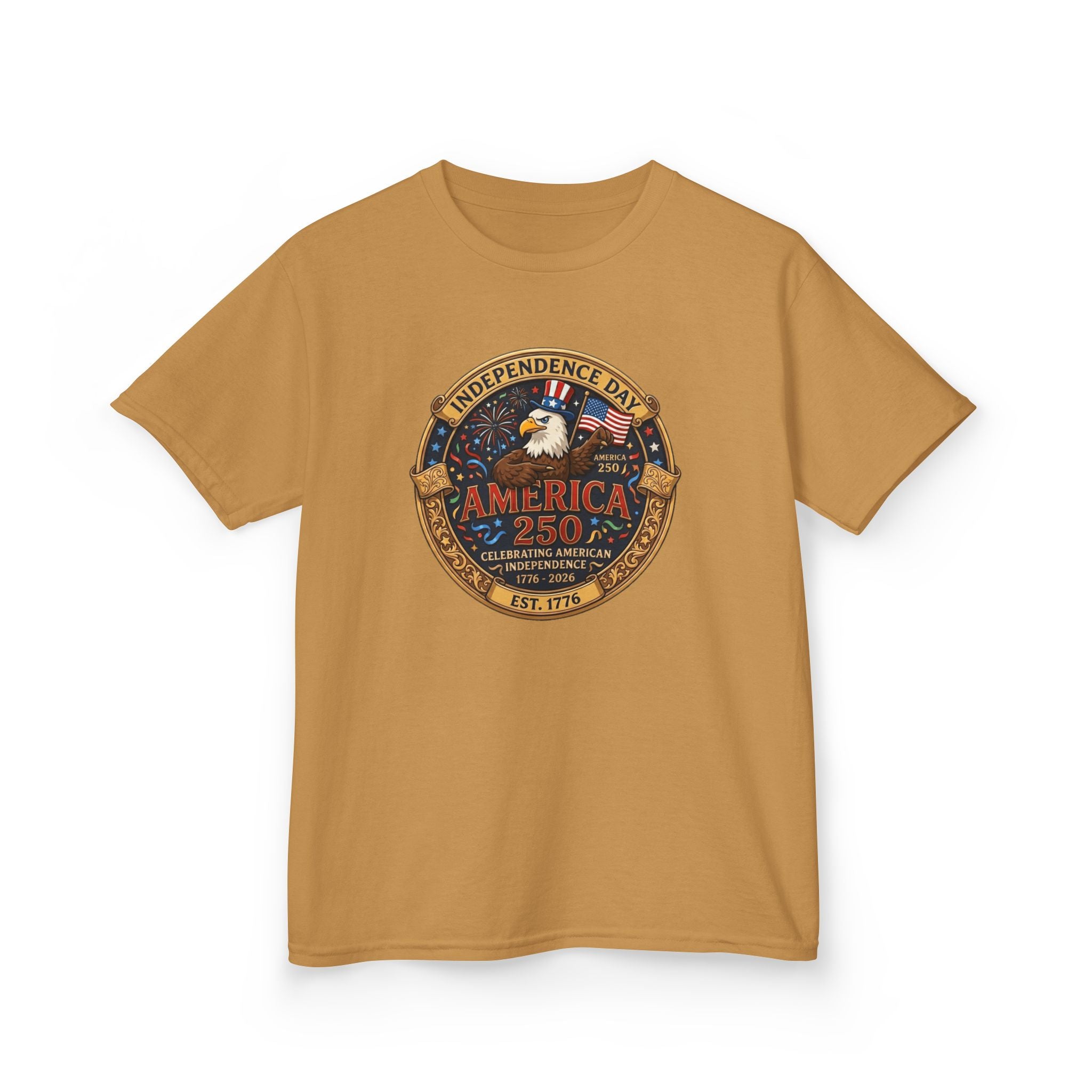 Kids T-Shirt — America 250 Independence Eagle Patriotic Tee