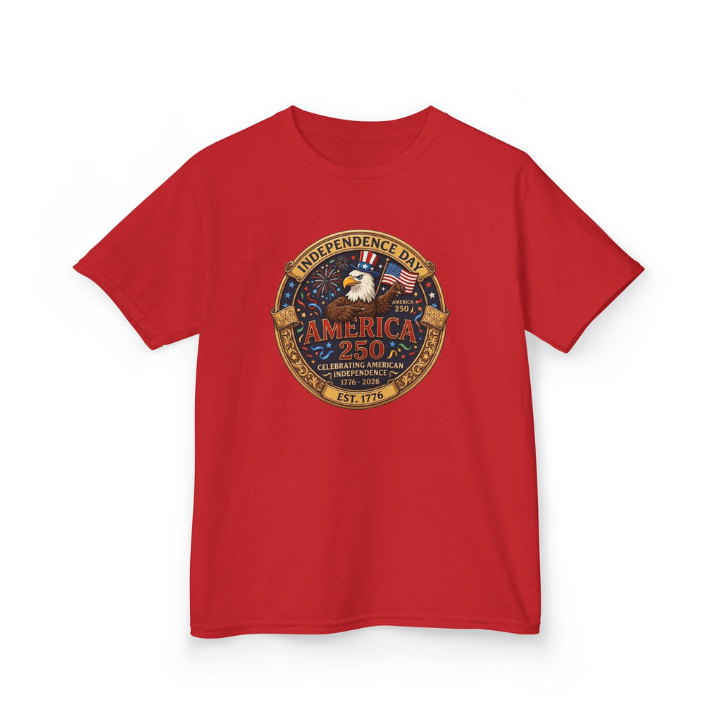 Kids T-Shirt — America 250 Independence Eagle Patriotic Tee