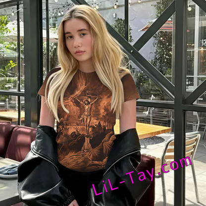 LiLTay - Jesus Tee shirt all over Women's print