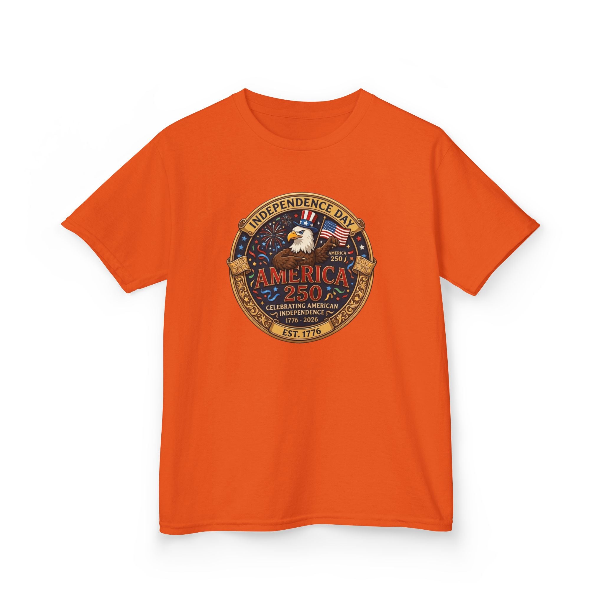 Kids T-Shirt — America 250 Independence Eagle Patriotic Tee
