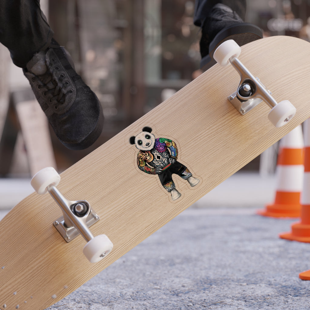 Tattoo Panda Sticker — Die-Cut Transparent Outdoor Sticker from LiLTay