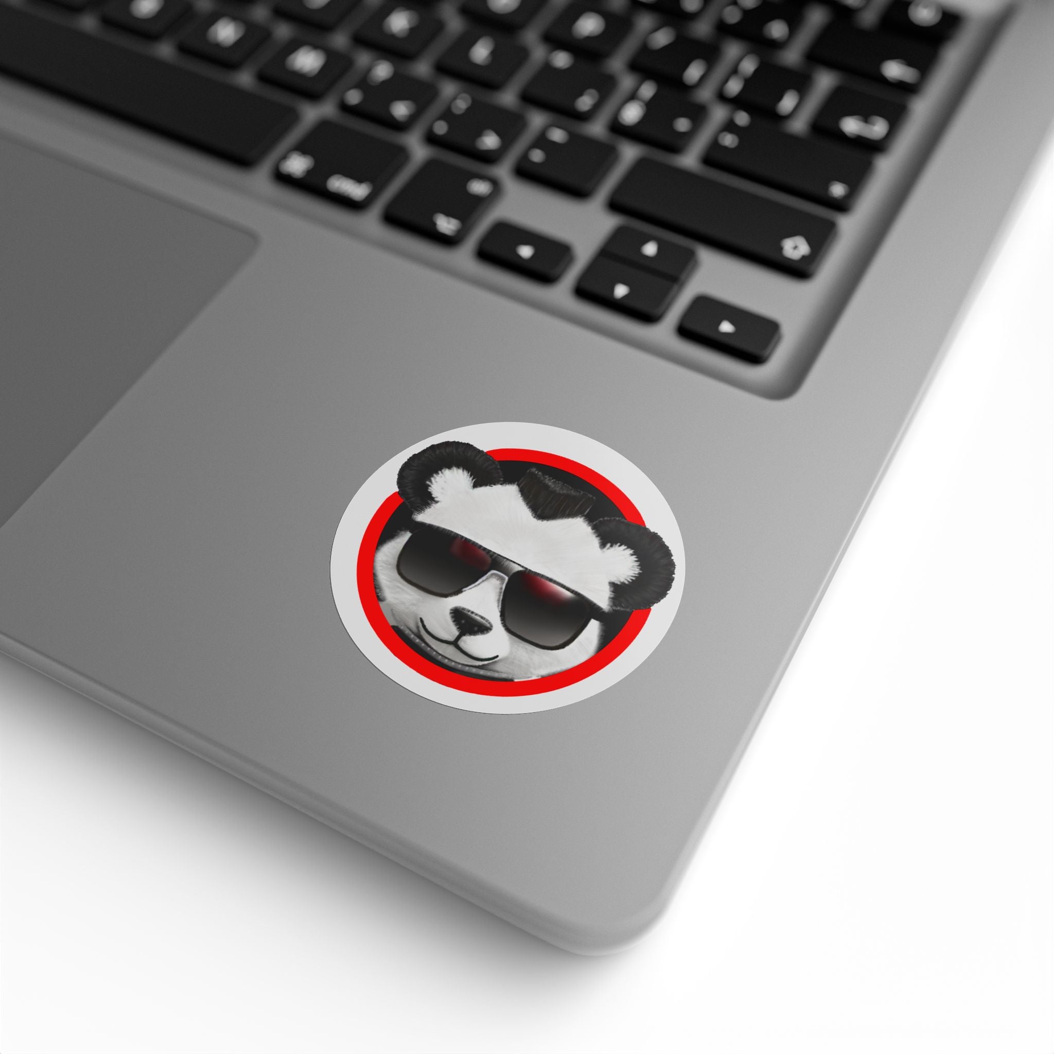 Cool Teddy Bear Round Stickers  — Roll of 50 Sunglasses Red Band LiLTay Logo  2 sizes