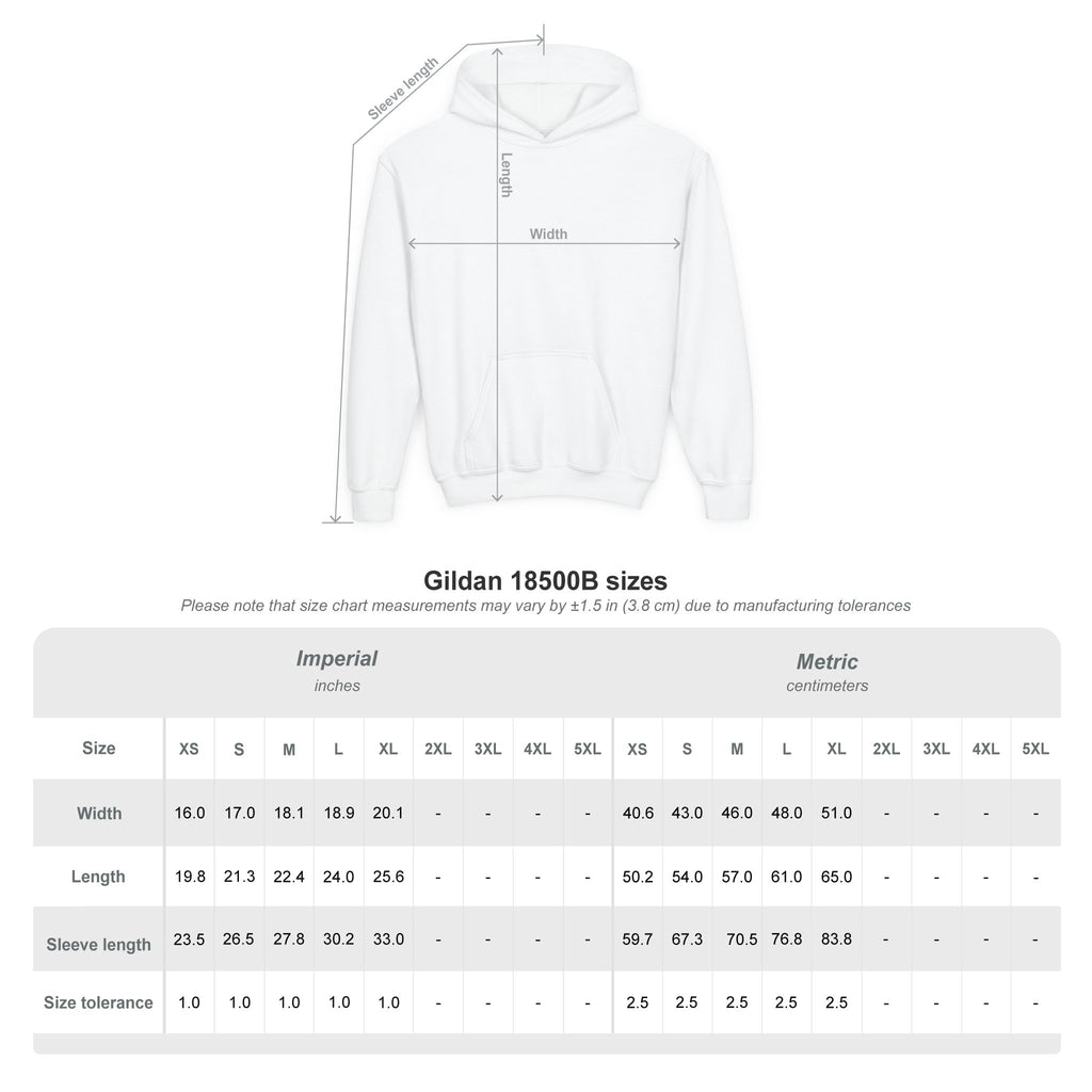 Youth Hoodie — Patriotic USA 250 celebrations, Liberty Bell & Statue of Liberty Design by LiLTay
