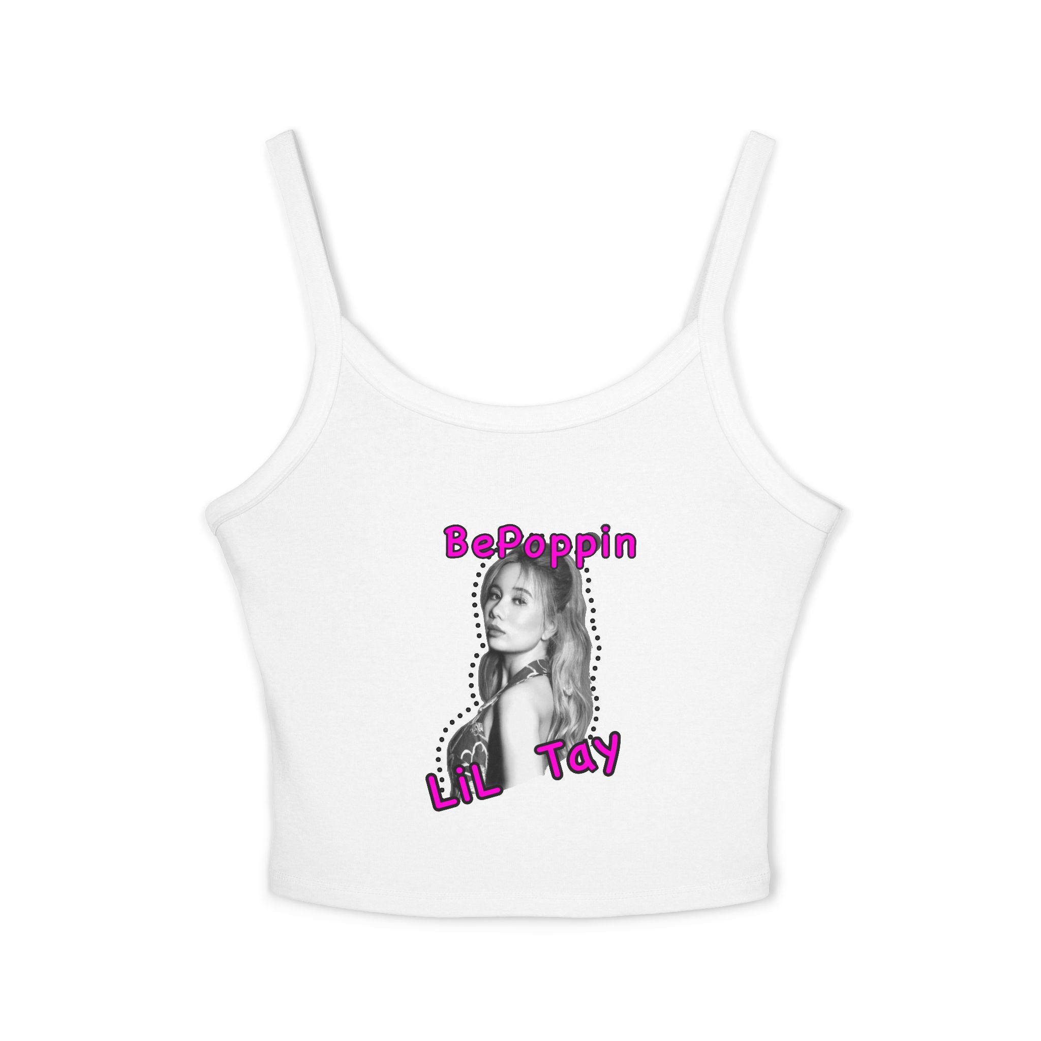 BePoppin Lil Tay Spaghetti Tank Top