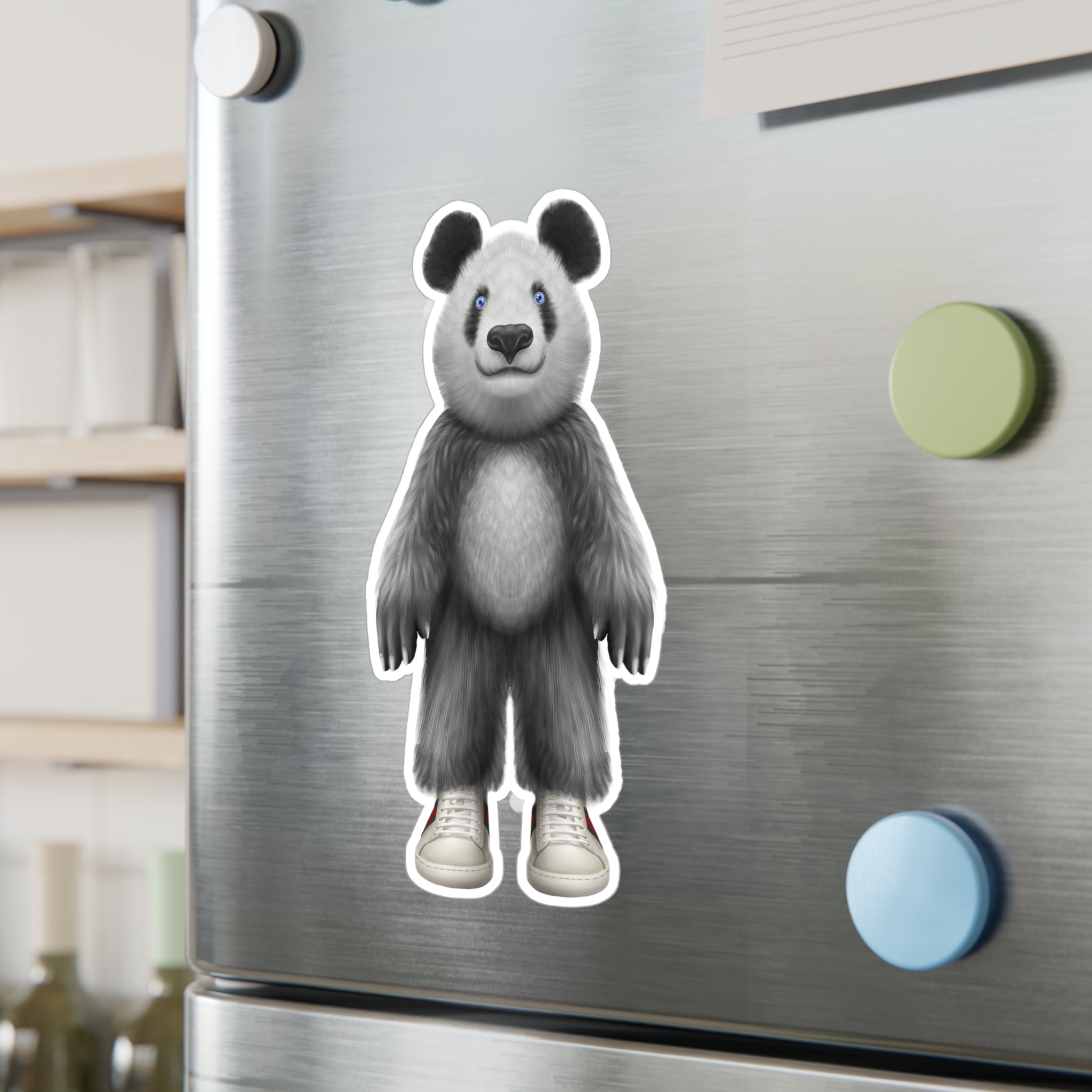 Panda Bear Plush Character Vinyl Sticker — Kiss-Cut Decal from LiLTay