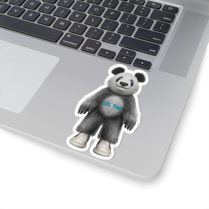 LiLTay Radical Panda Bear Stickers, custom popup shop Laptop, Room, Board, Lockers water proof-built tuff