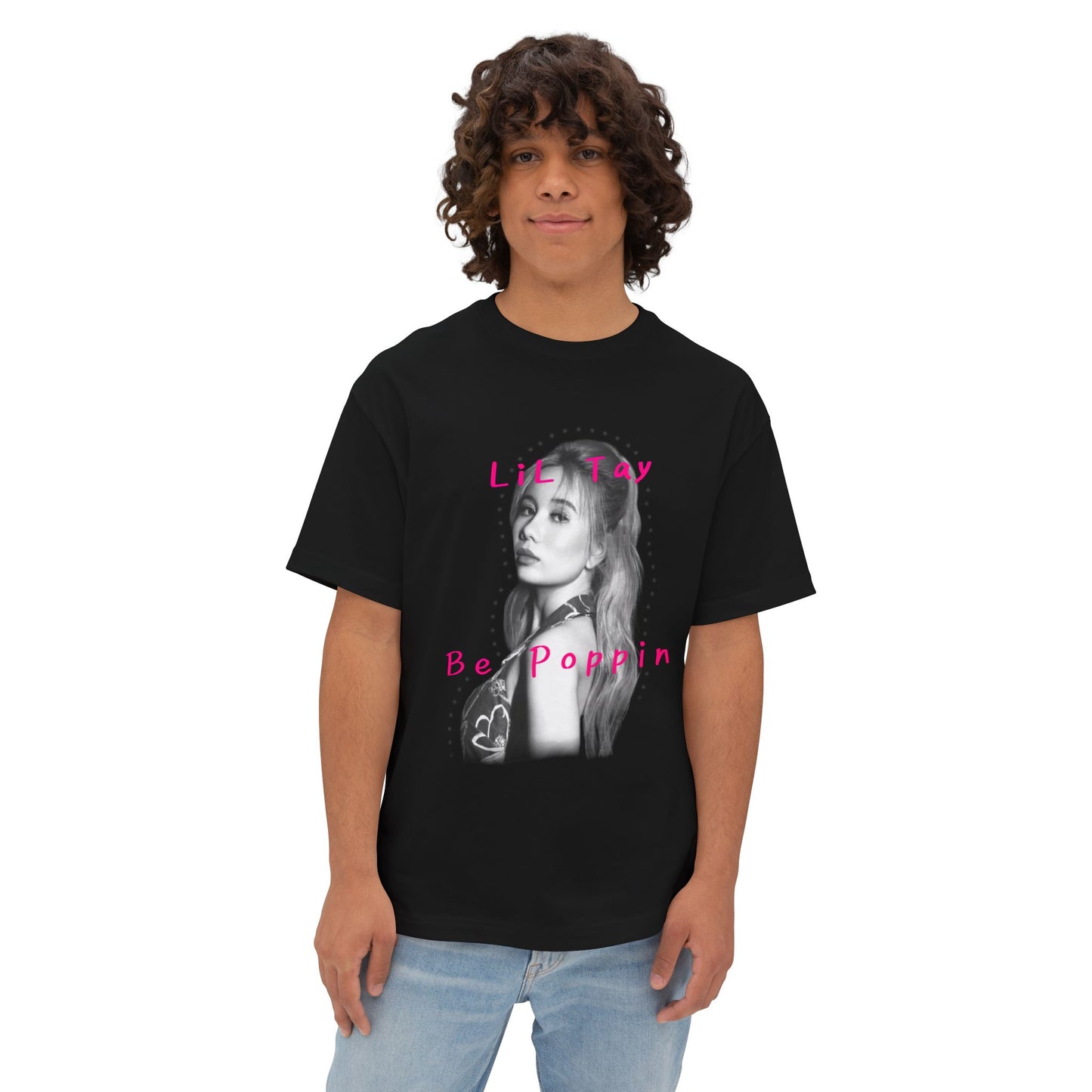 LiL Tay BePoppin cotton oversized tee unisex