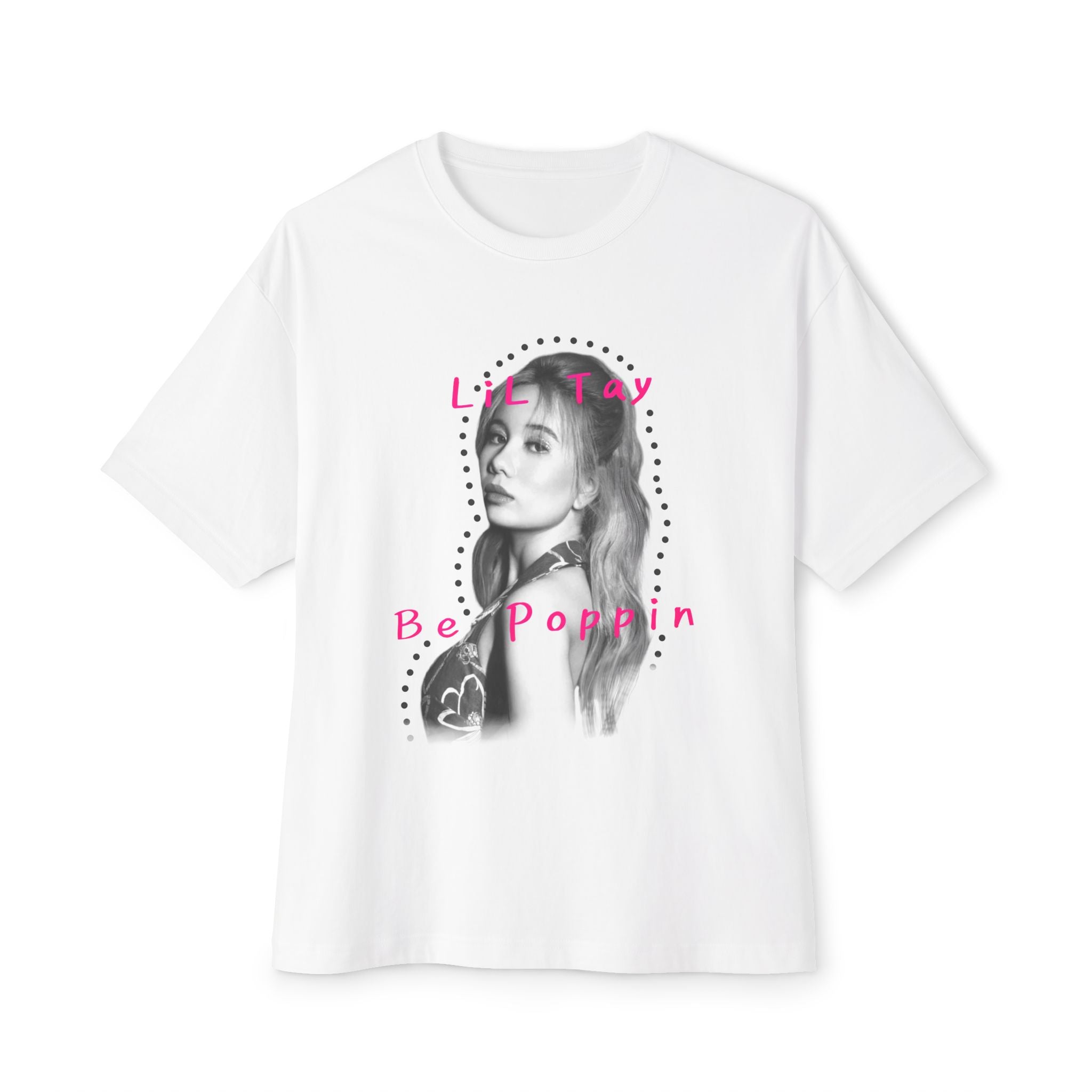 LiL Tay BePoppin cotton oversized tee unisex