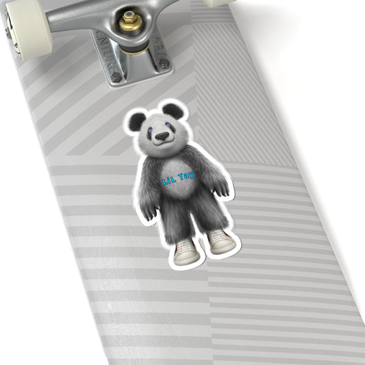 LiLTay Radical Panda Bear Stickers, custom popup shop Laptop, Room, Board, Lockers water proof-built tuff