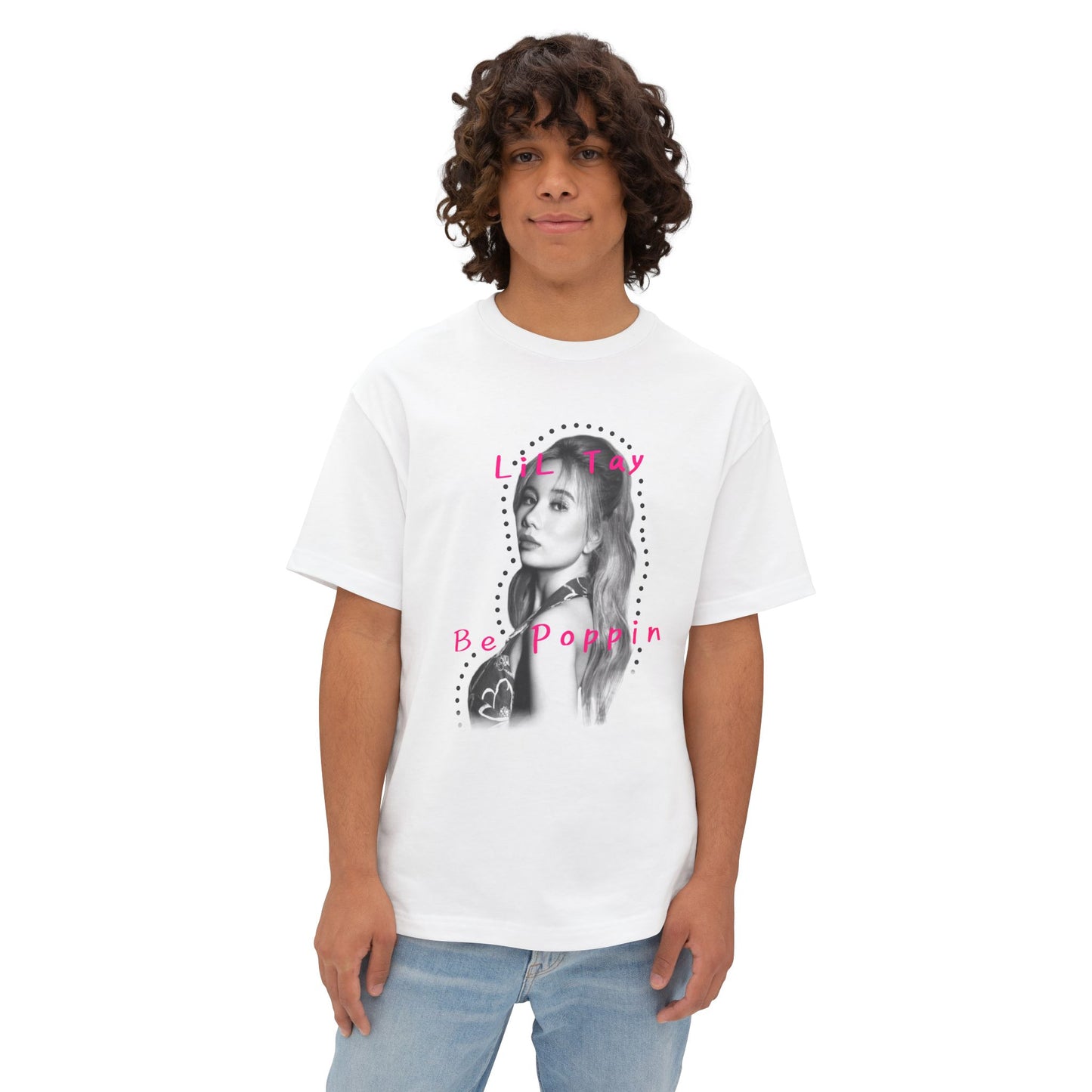 LiL Tay BePoppin cotton oversized tee unisex