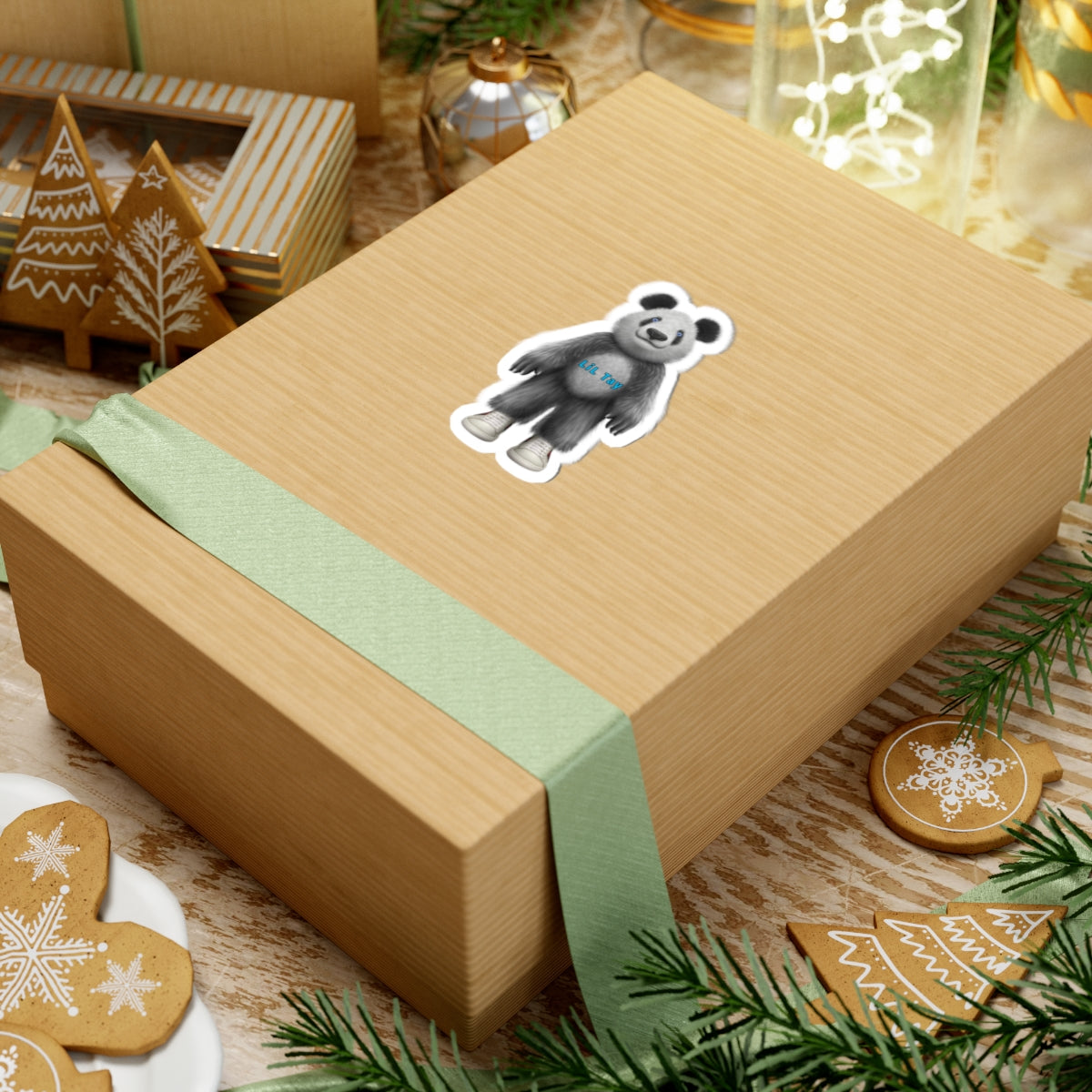 LiLTay Radical Panda Bear Stickers, custom popup shop Laptop, Room, Board, Lockers water proof-built tuff