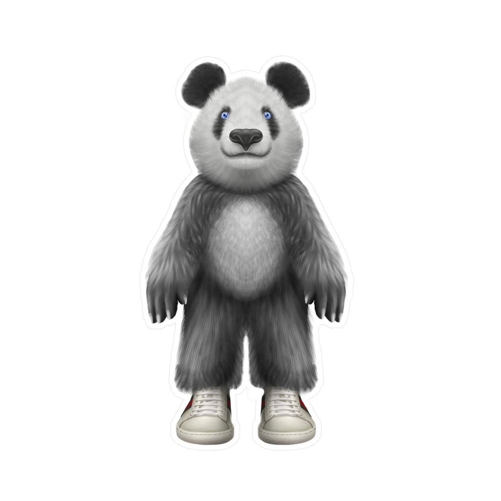 Panda Bear Plush Character Vinyl Sticker — Kiss-Cut Decal from LiLTay