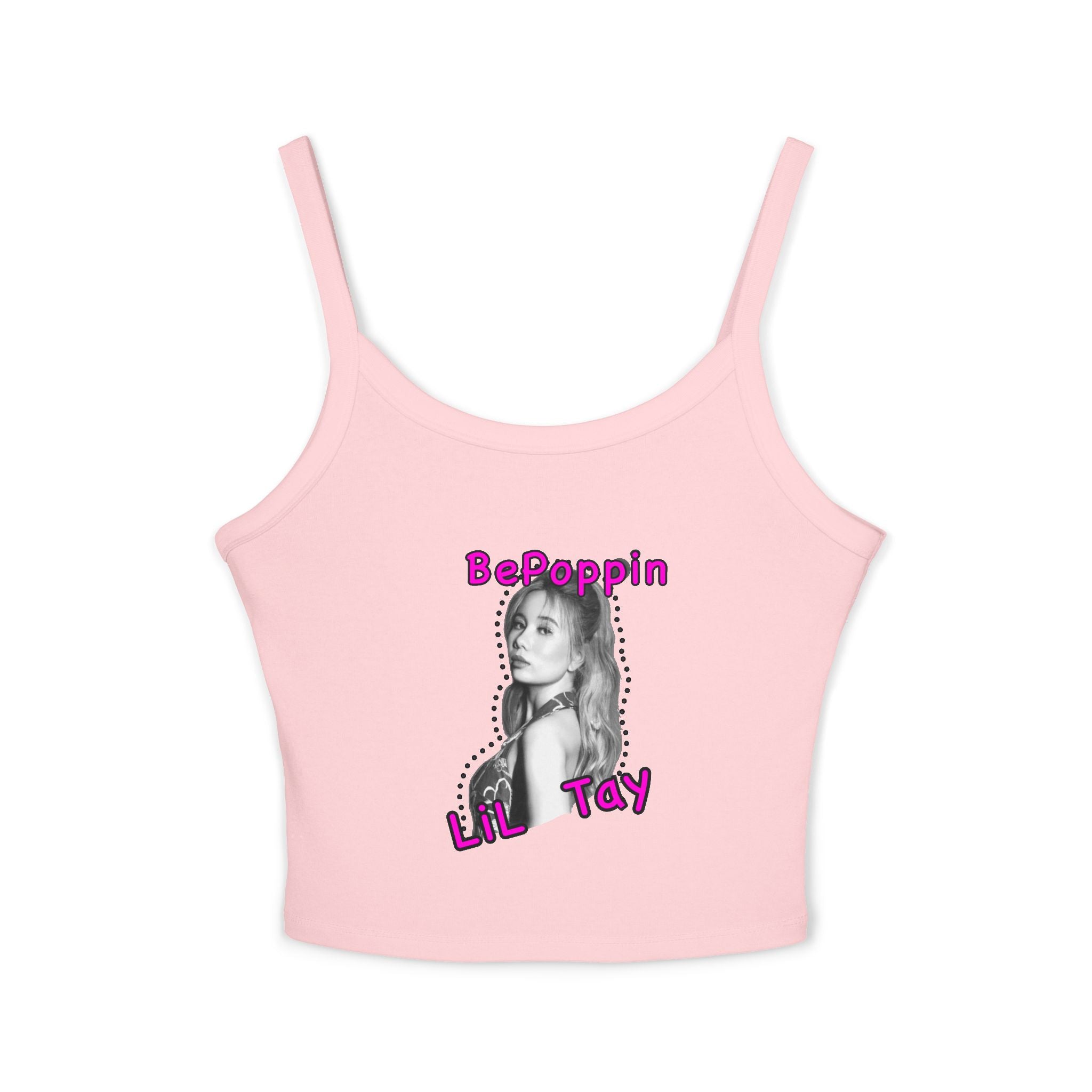 BePoppin Lil Tay Spaghetti Tank Top