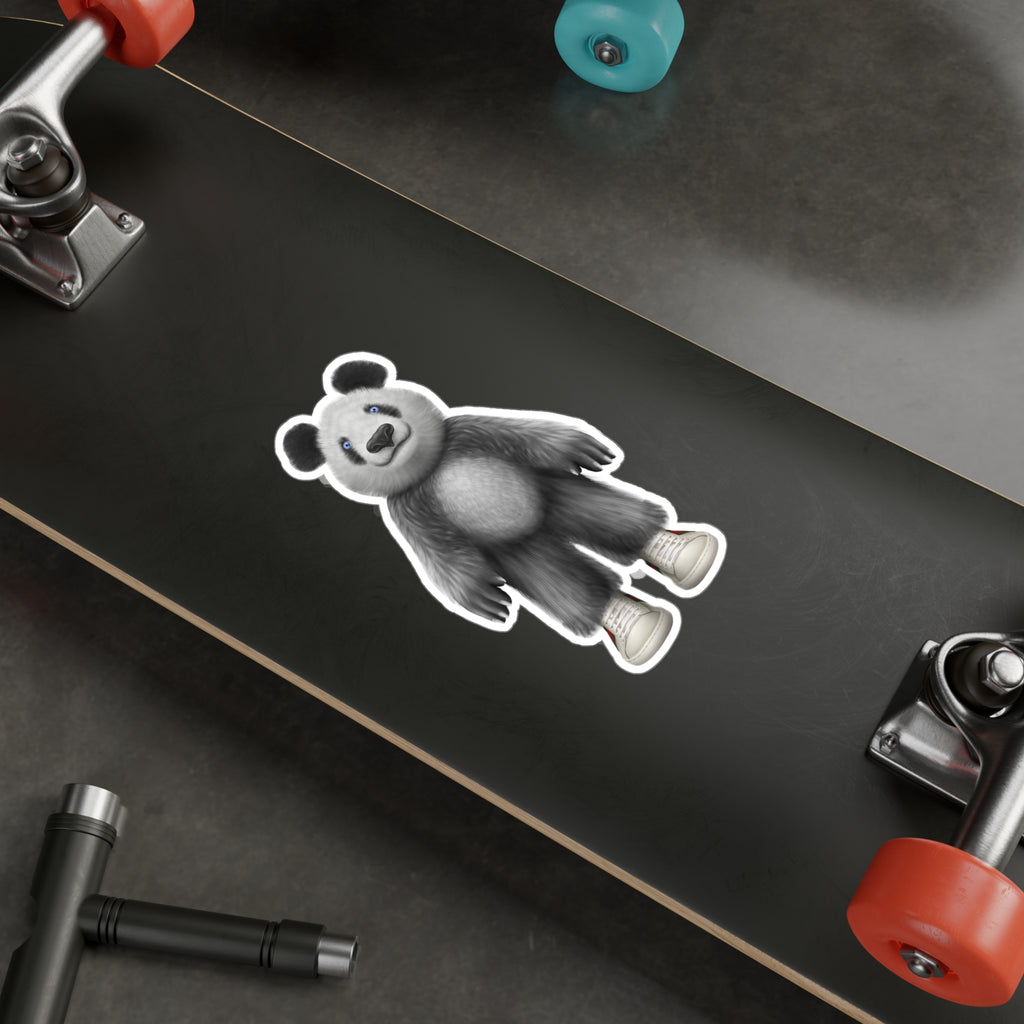 Panda Bear Plush Character Vinyl Sticker — Kiss-Cut Decal from LiLTay