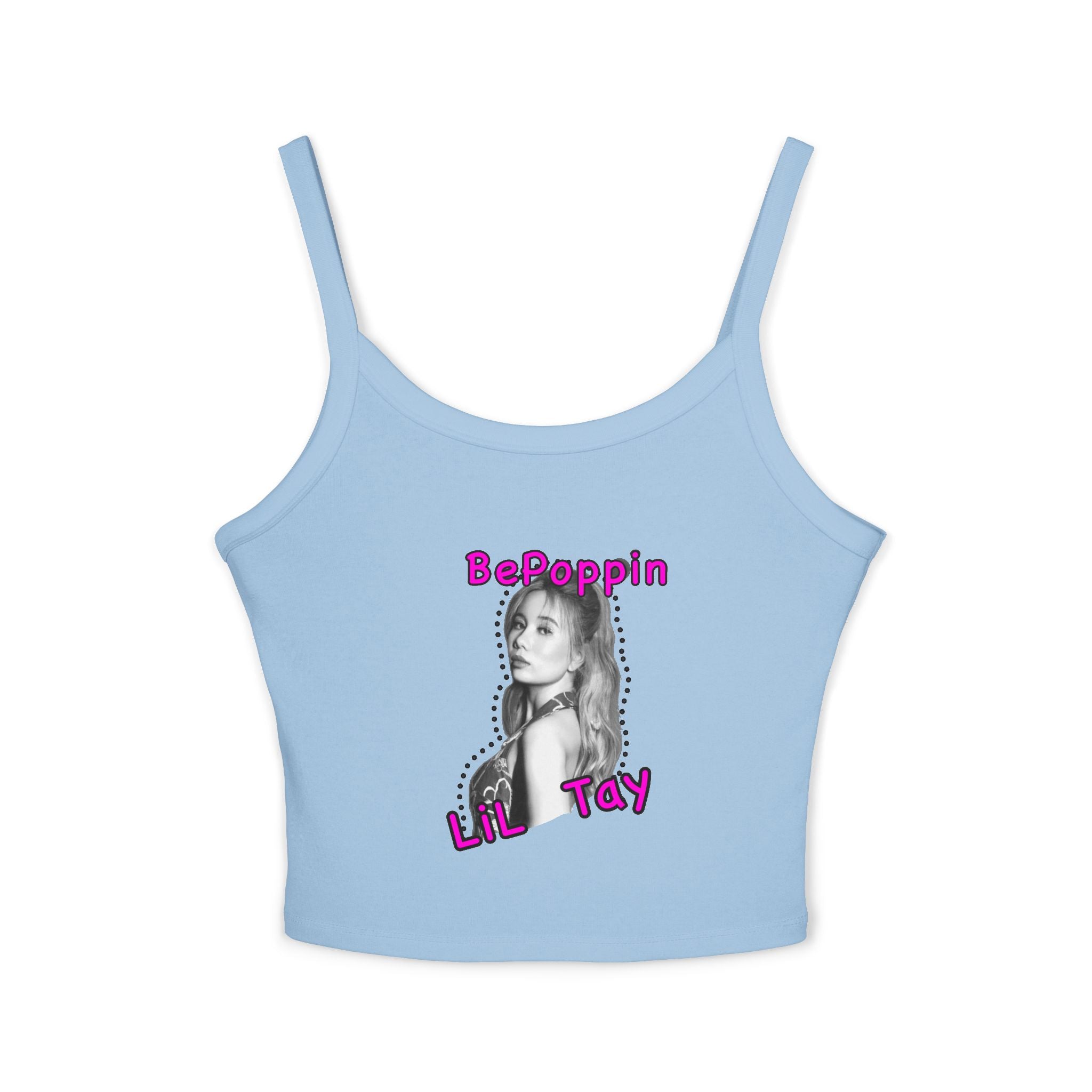 BePoppin Lil Tay Spaghetti Tank Top