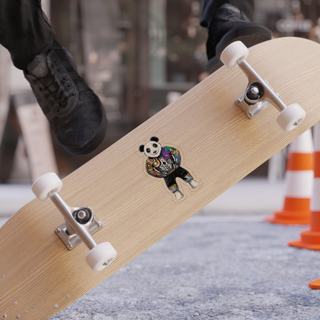 Tattoo Panda Sticker — Die-Cut Transparent Outdoor Sticker from LiLTay