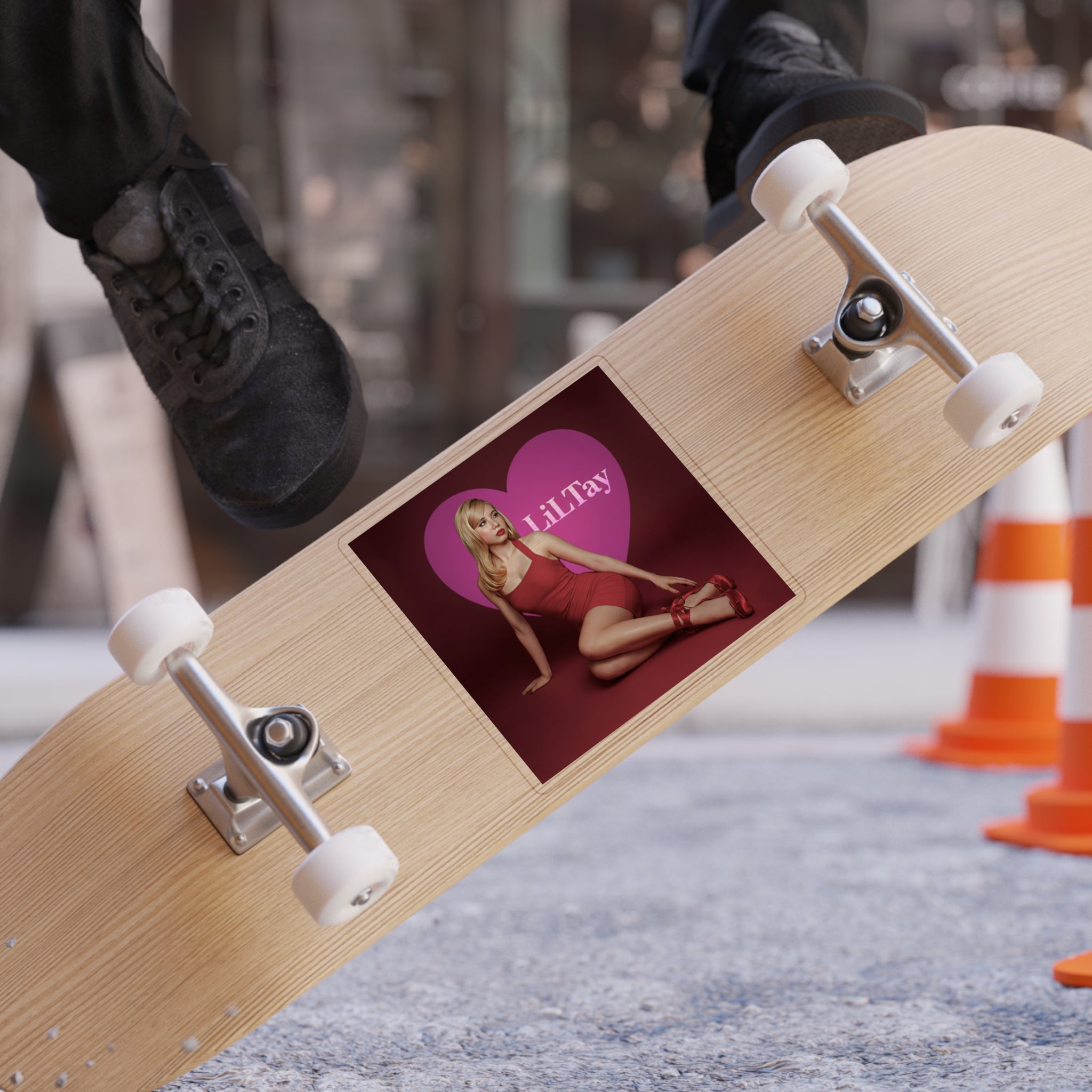 LilTay Heart Photo Sticker — Die-Cut Outdoor Vinyl
