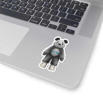LiLTay Radical Panda Bear Stickers, custom popup shop Laptop, Room, Board, Lockers water proof-built tuff