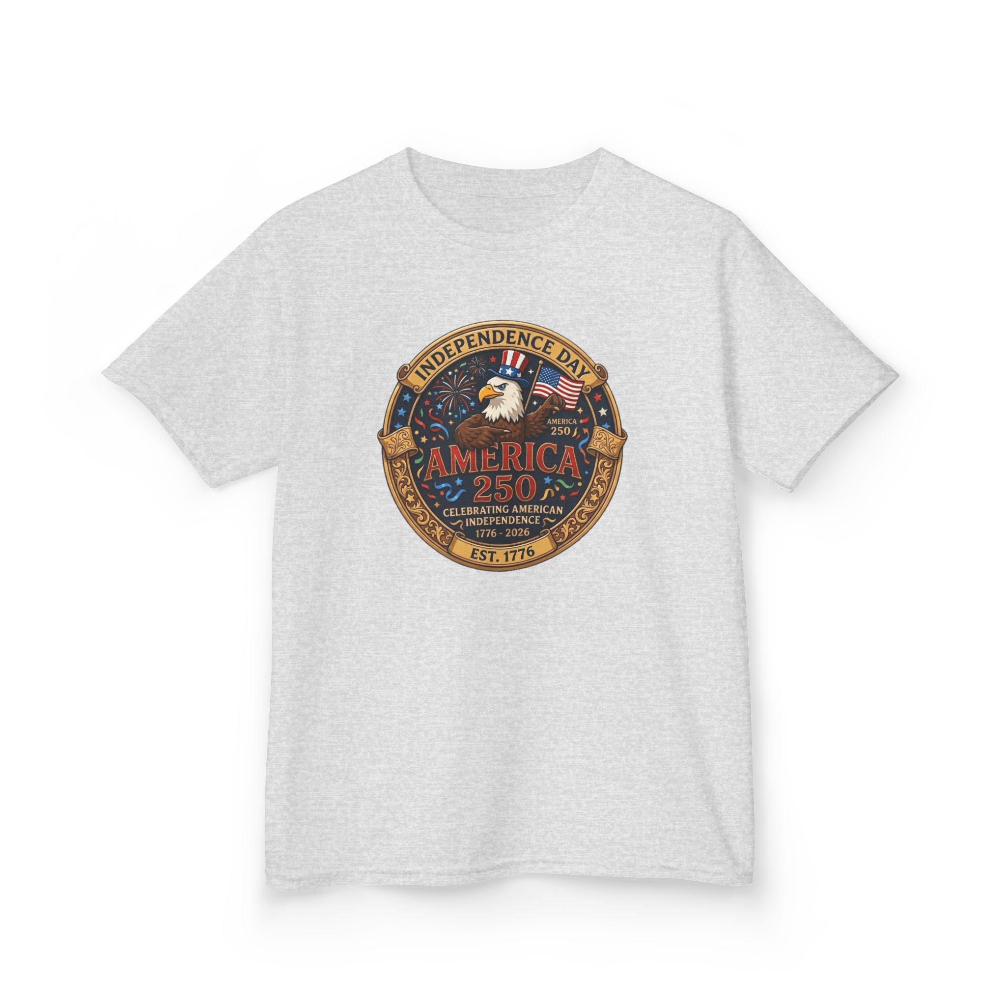 Kids T-Shirt — America 250 Independence Eagle Patriotic Tee