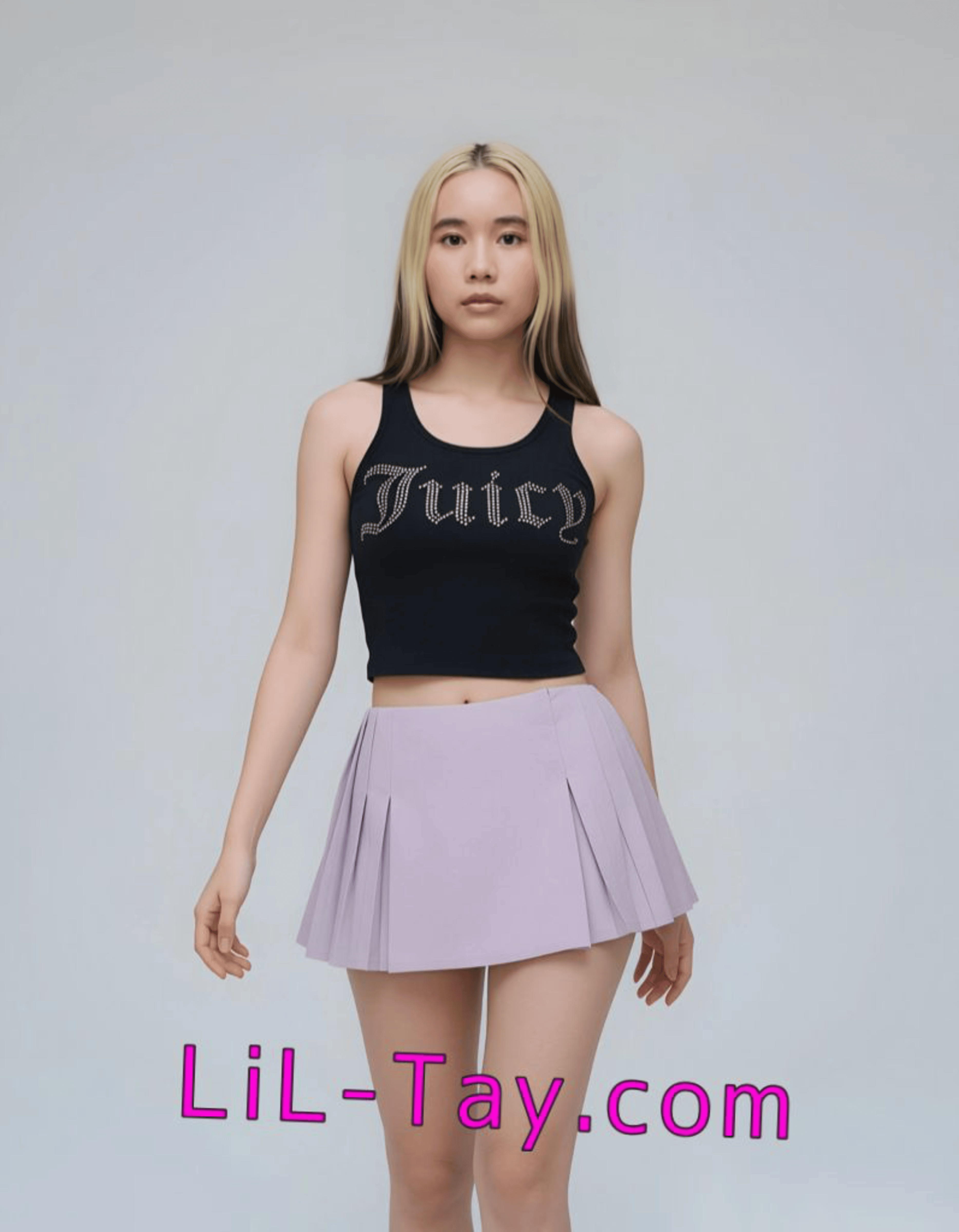 liltay black top juicy top pick short dress lil-tay.com