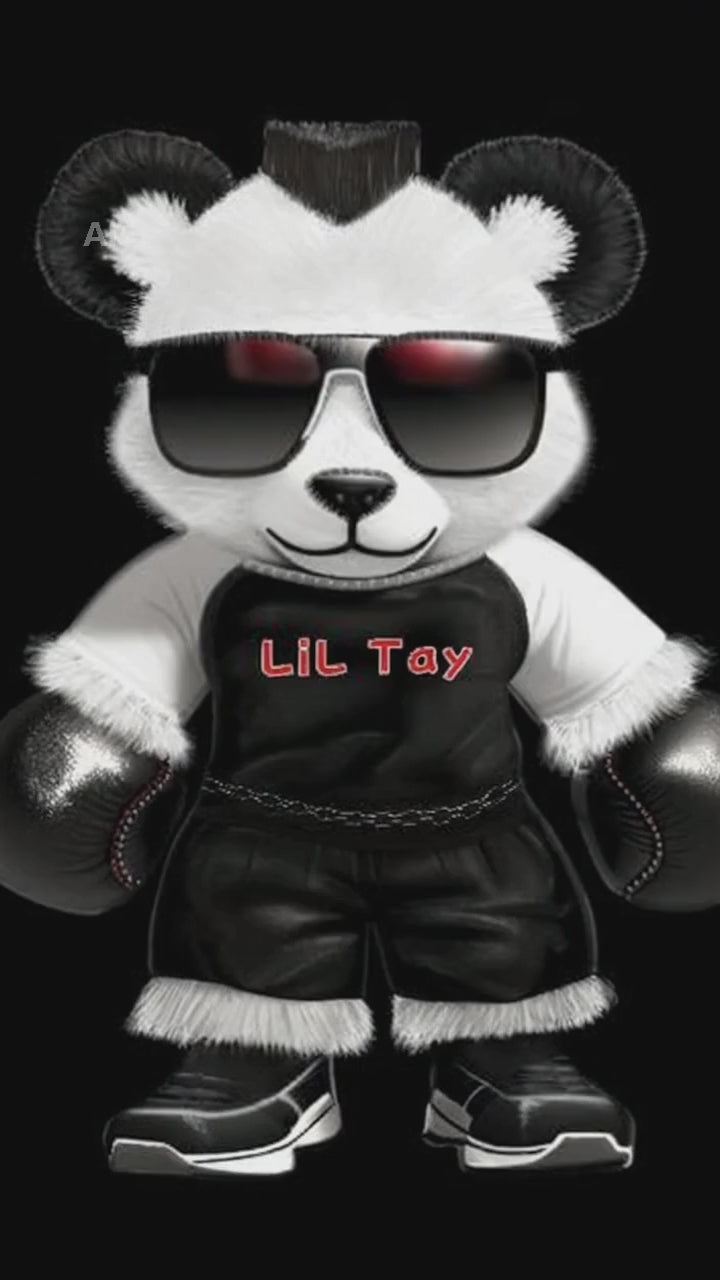 Cool Boxing Teddy Bear Sticker — Kiss-Cut Vinyl Decal From LiLTay